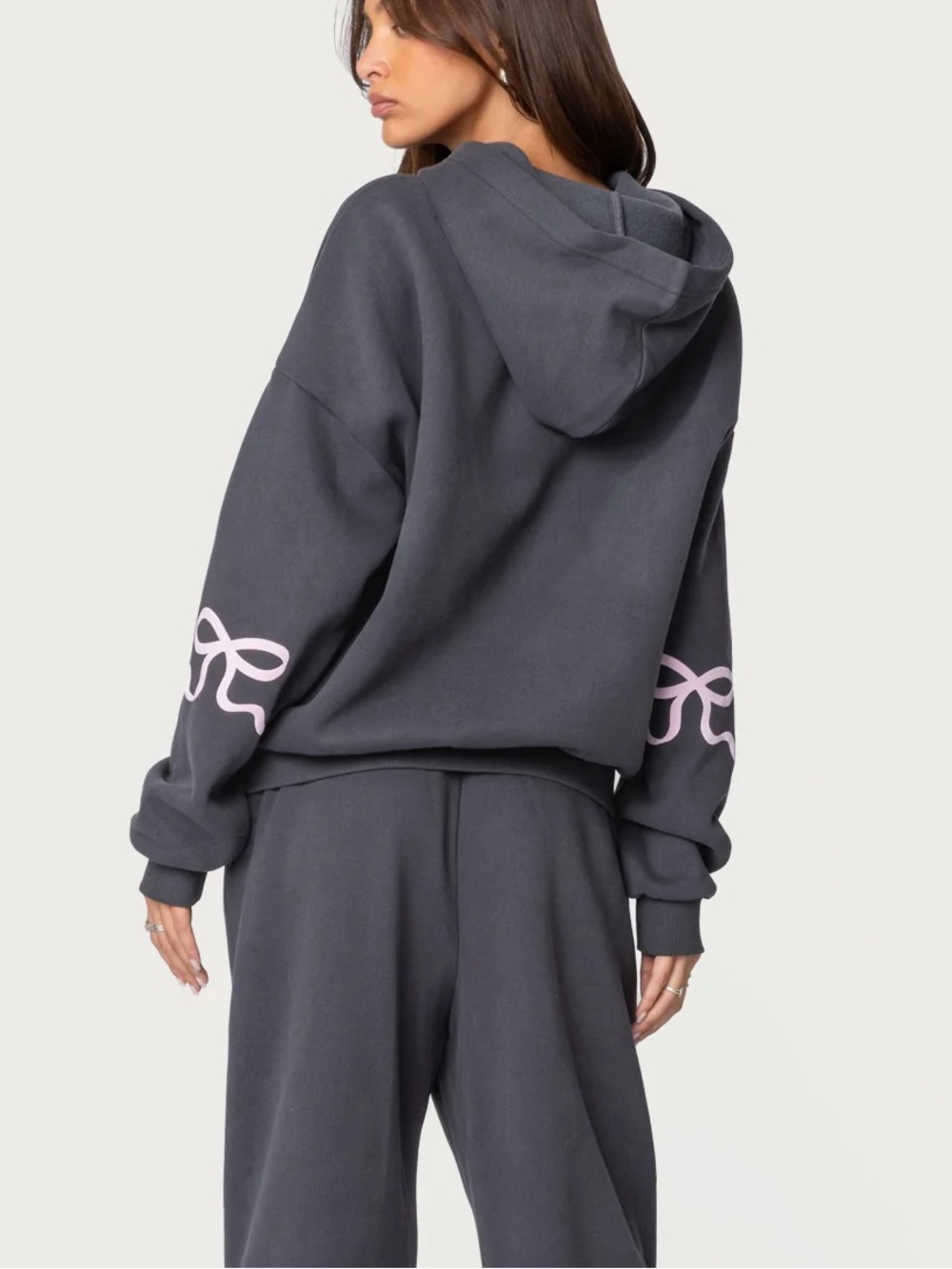 Edikted Bonney Bow Detail Hoodie Women’s